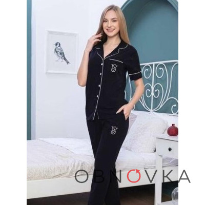 Жіноча велюрова піжама 