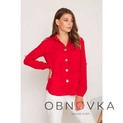 Женская офисная рубашка
